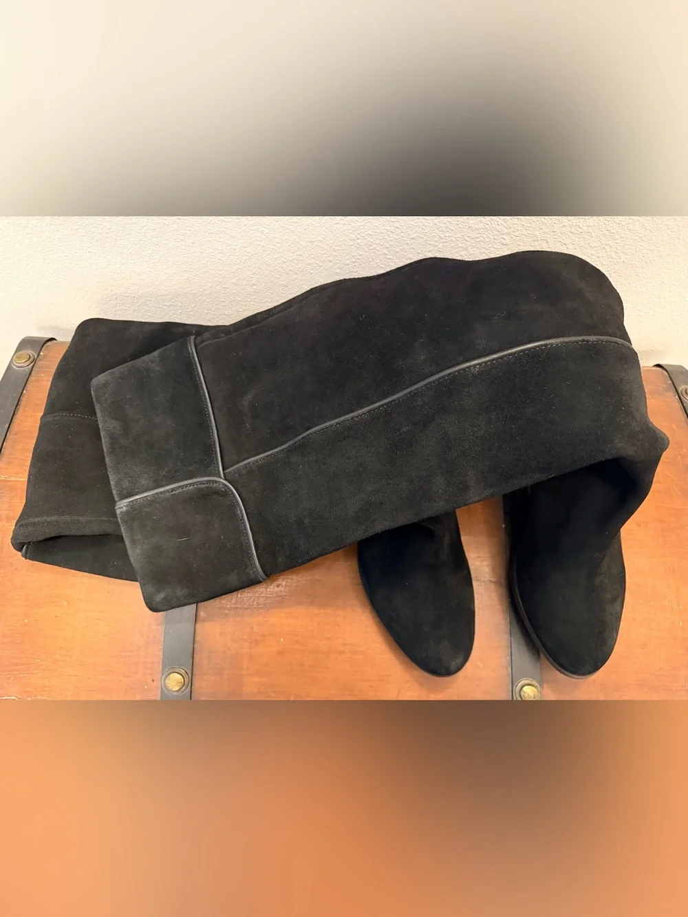 Coconuts by Matisse Black Suede Over-the-Knee Block Heel Boots